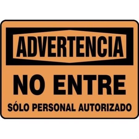 Accuform OSHA WARNING Safety Sign DO NOT SHMADM325XP SHMADM325XP
